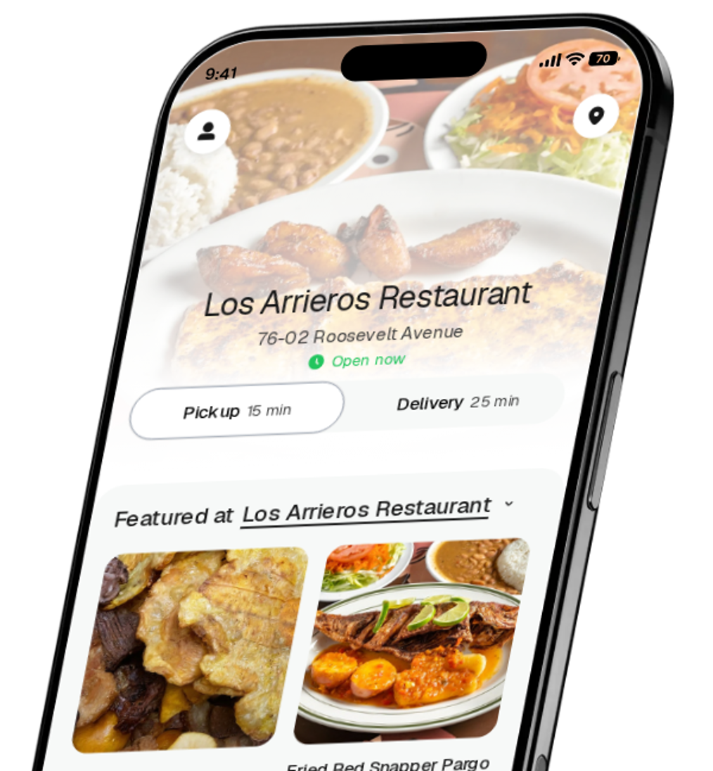 Los Arrieros Restaurant app preview