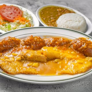 Tilapia Al Ajillo / Tilapia Fillet in Garlic, Butter & Wine Sauce