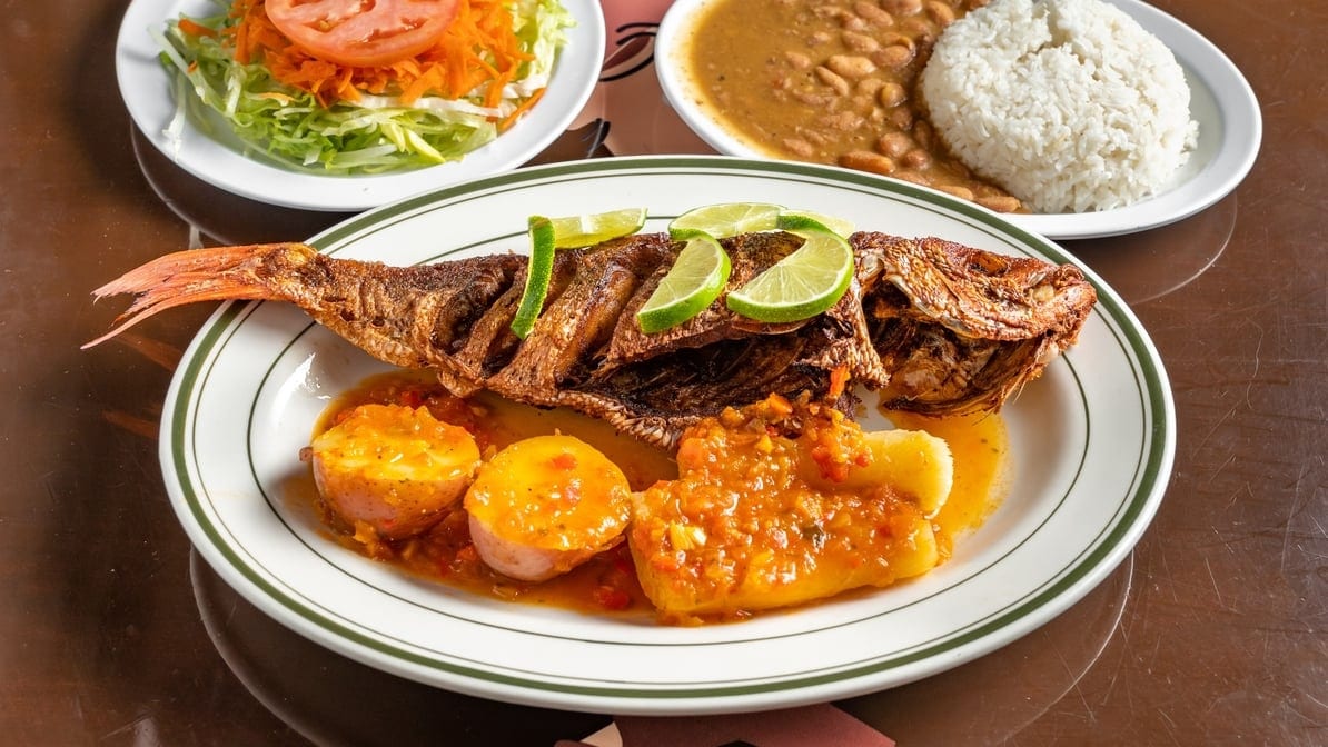 Fried Red Snapper / Pargo Rojo Frito.