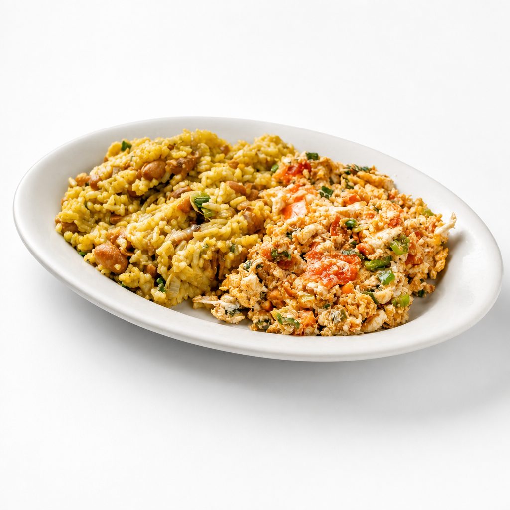 Huevos Pericos Con Calentado.