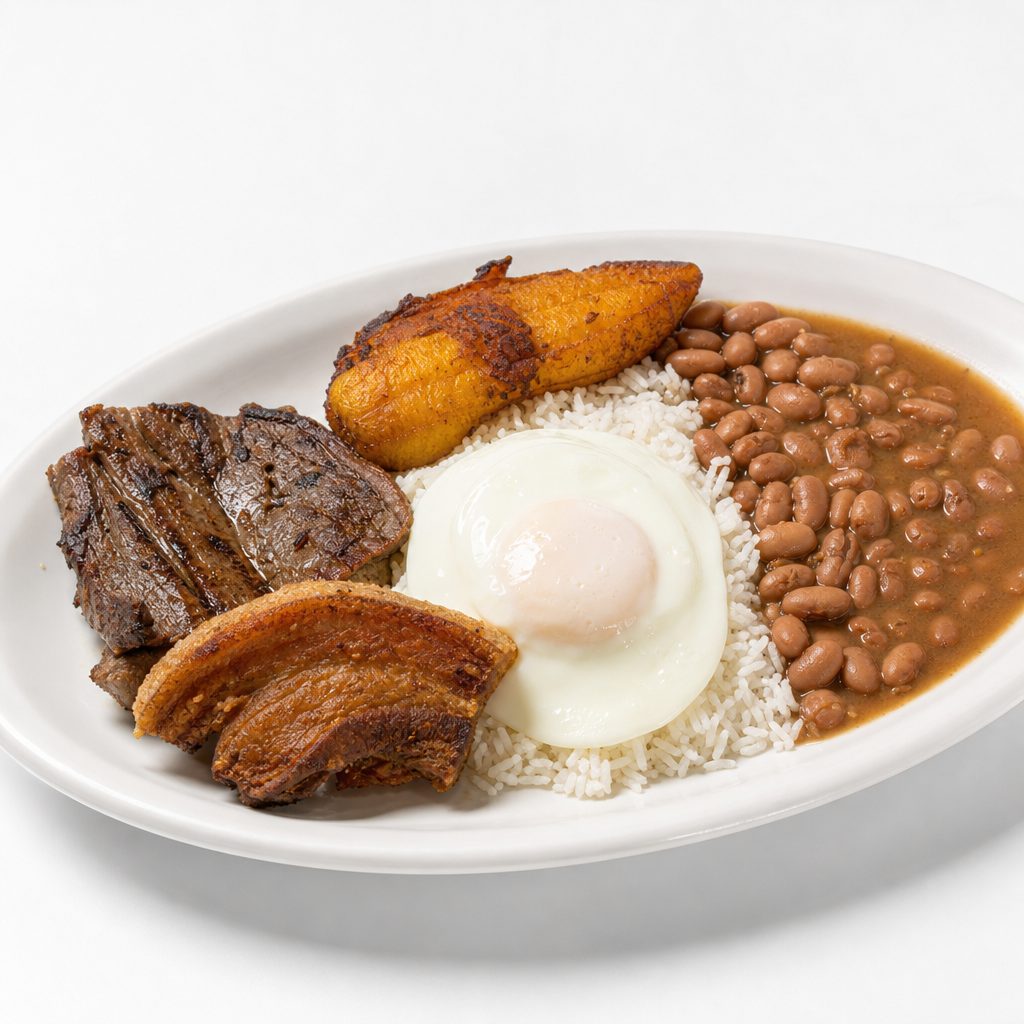 Bandeja Campesina (Carne Asada/Steak).