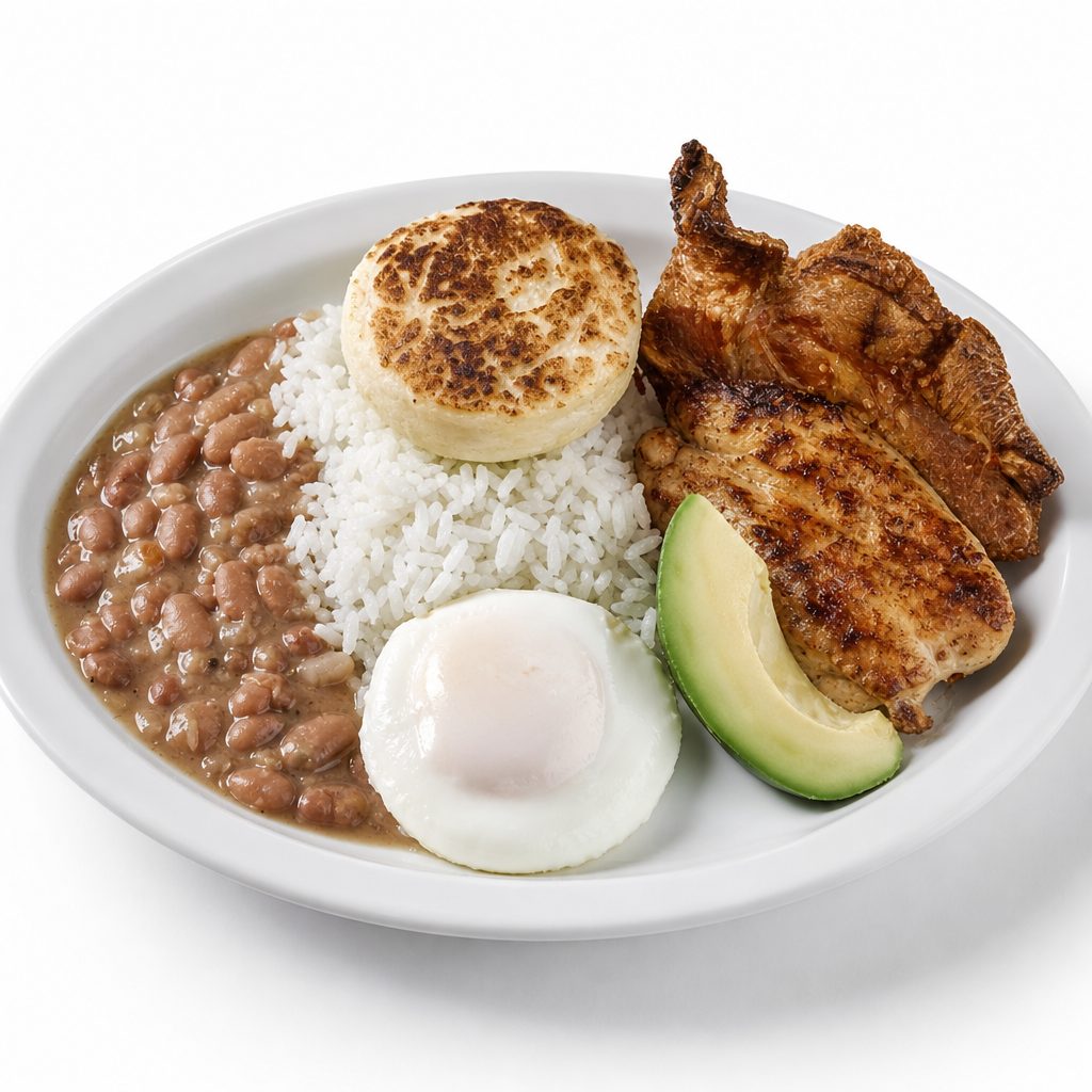 Bandeja Con Pechuga De Pollo (Grilled Chicken Breast).