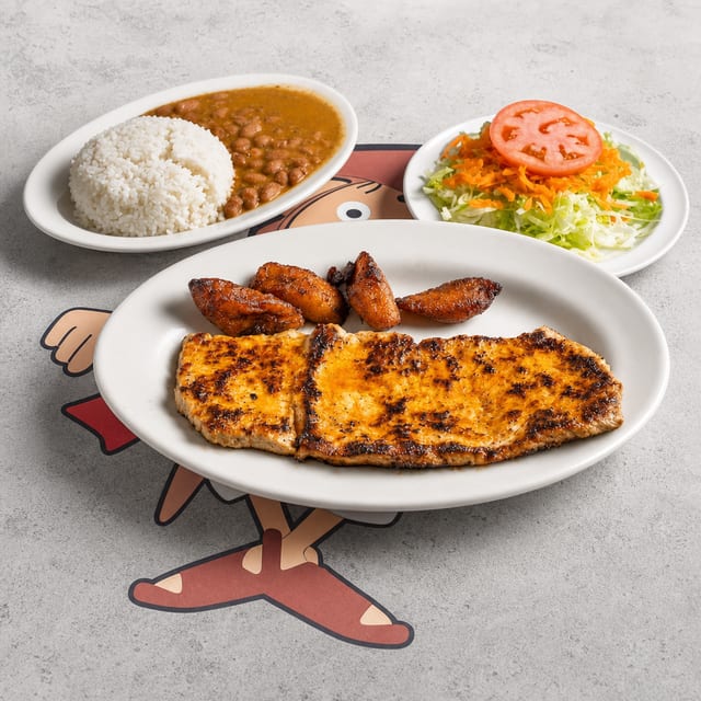 Lomo De Cerdo / Grilled Pork Loin Cutlet.
