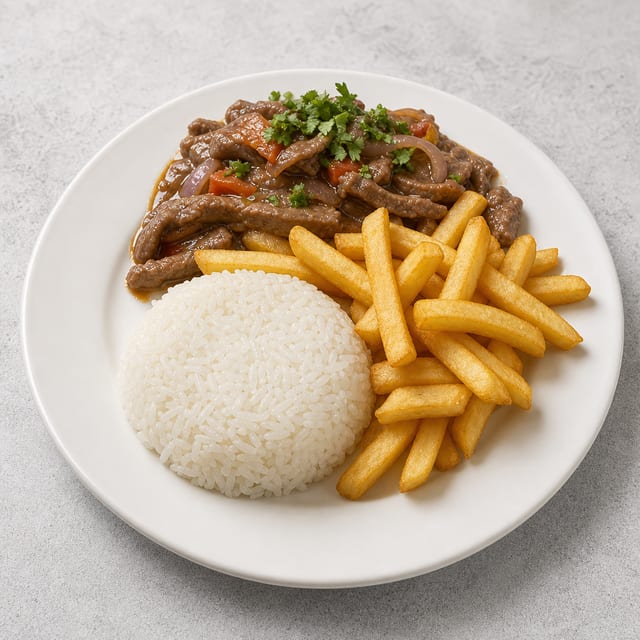 Carne Asada Salteada / Beef Stir-Fry House Style.