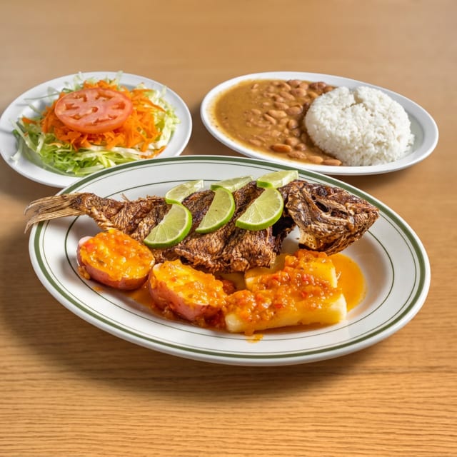Mojarra Frita / Fried Porgie.